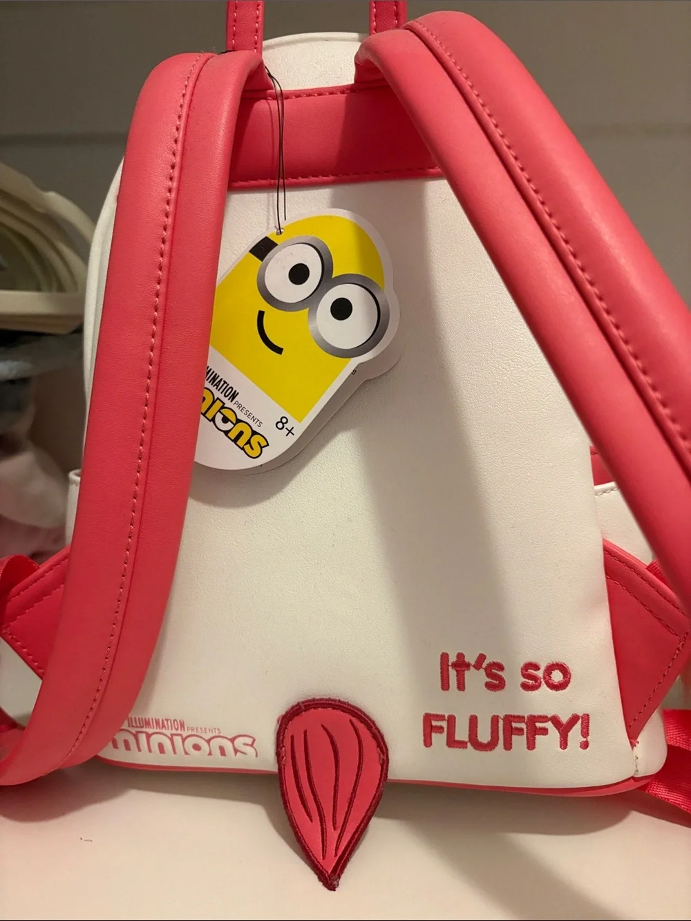 Loungefly Minion Unicorn Mini Backpack+ unicorn keychain and unicorn lanyard